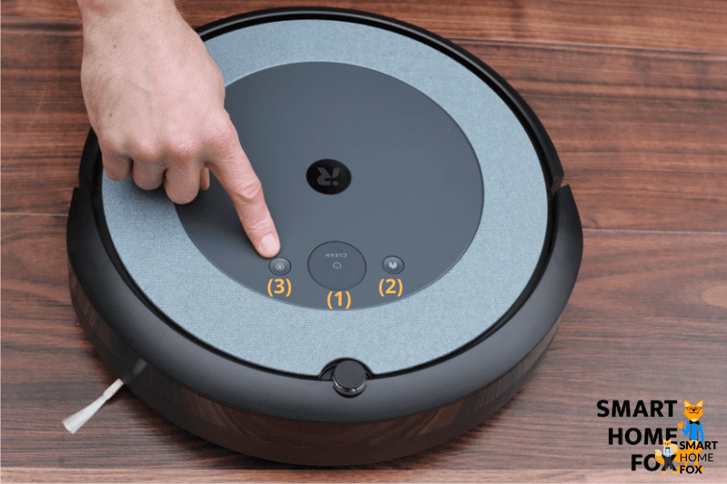 boutons controle irobot roomba i3+